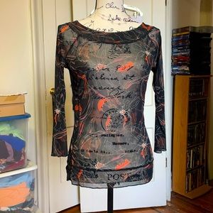 EUC The Limited sheer top